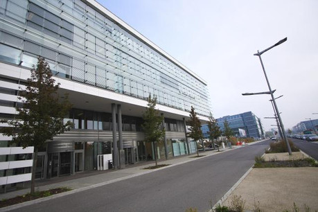 L’immeuble Allegro au Kirchberg compte des locataires du secteur financier: Linklaters, BlackRock, Aberdeen Standard et la Banque Havilland. (Photo: archives paperJam)