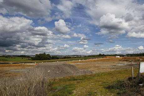 Projet central du développement du Ban de Gasperich, Auchan et ses satellites, poussés par un consortium, bénéficient d'un coup de boost. ( Photo : Olivier Minaire / archives )