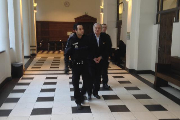 Charles Ewert arrivant à son procès en 2014. (Photo: DR)