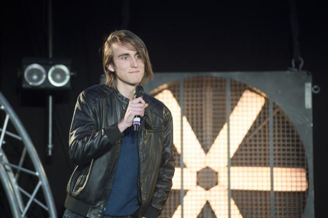 Pierre Barreau, CEO d’Aiva lors de son passage devant le jury. (Photo: Anthony Dehez)