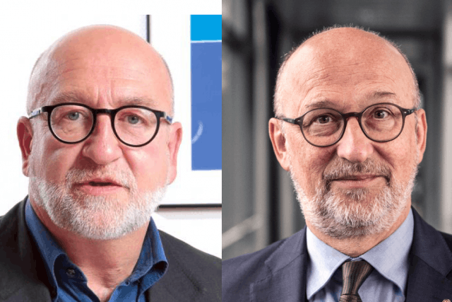 André Roeltgen (OGBL) et Jean-Jacques Rommes (UEL) estiment tous deux que le dialogue social, au niveau national, n’est pas au mieux au Luxembourg. (Photos: Maison Moderne / Mike Zenari / archives)