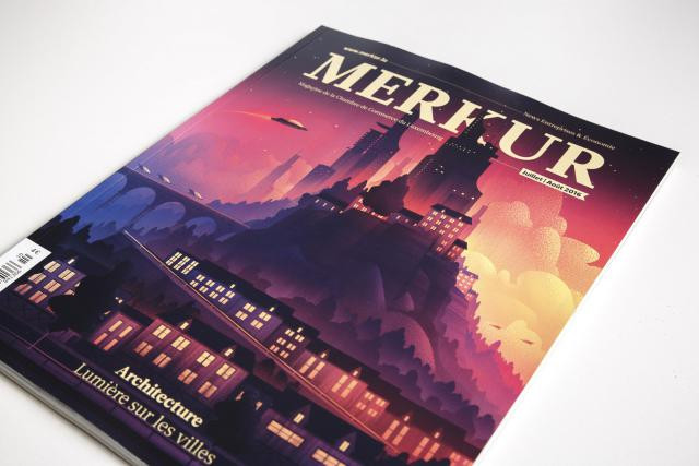 La nouvelle édition de Merkur consacre un dossier spécial sur l’architecture des villes et de Luxembourg en particulier. (Photo: Maison Moderne)