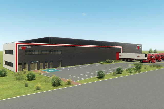 Le nouvel entrepôt d’Arthur Welter à Ennery, représentant un investissement de 1,8 million d’euros, devrait être opérationnel d’ici la fin août. (Photo: DR)