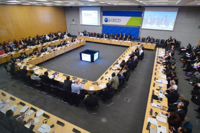 La troisième réunion du Forum mondial sur les prix de transfert à Paris, sous l'égide de l'OCDE. (Photo: OCDE)