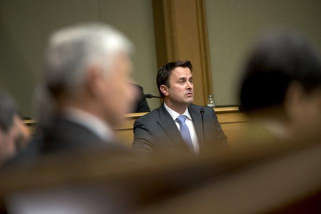 C’est un Xavier Bettel relativement exaspéré qui a relaté les dernières évolutions du dossier grec à la Chambre ce mercredi. (Photo: Christophe Olinger / archives)