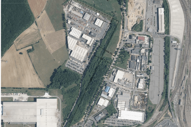 Pour Laurent Zeimet, bourgmestre de Bettembourg, l’usine Fage devrait être relocalisée ailleurs que dans la zone d’activité Wolser. (Photo: Administration du cadastre)