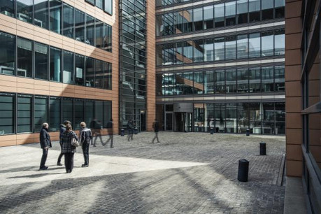 Amazon était déjà logé au Kirchberg. Le groupe vient de prendre possession de locaux supplémentaires, dans l'immeuble Kennedy cette fois. (Photo: Mike Zenari / archives)