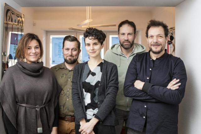 Virginie Maccio, Michel Kowalski, Pauline Lacord, Dominique Bouche et David Richiuso forment Be Bunch. (Photo: Maison Moderne)