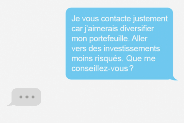 Des conseils d'investissement par échanges de SMS: un scénario qui n'a plus rien de science-fiction. (Illustration: Maison Moderne)