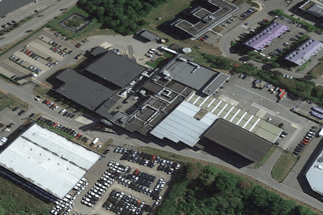 La solution d’un repreneur semble aujourd’hui la seule option pour sauver de la faillite l’entreprise, actuellement placée sous gestion contrôlée par la justice. (Photo : Google Earth / Capture d’écran)