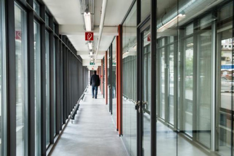 Les couloirs du Technoport à Belval (Photo: Charles Caratini / archives)