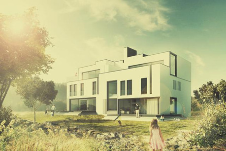 Le projet «La silhouette du Bierg» de l'atelier d'architecture Dagli a été nominé pour l'Ecola-Award 2015. Verdict en septembre prochain. (Photo: Dagli)