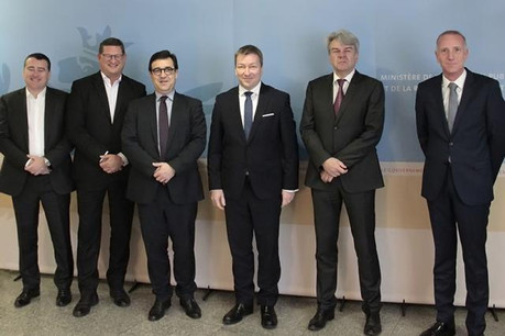 Première entrevue entre le ministre Marc Hansen et les représentants de la CGFP. (Photo: MFP)
