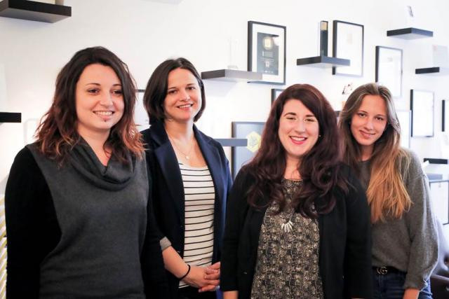 Elina Luzerne, Natalie Gerhardstein, Amélie Lanneau et Anna Katina ont rejoint Maison Moderne en mars. (Photo: Maison Moderne)