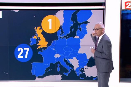 L’Union européenne sans le Luxembourg: un acte manqué sur France 2 qui conforte plus que jamais la nécessité de mettre en place une bonne et efficace image pour le pays. (Photo: copie d'écran France 2)