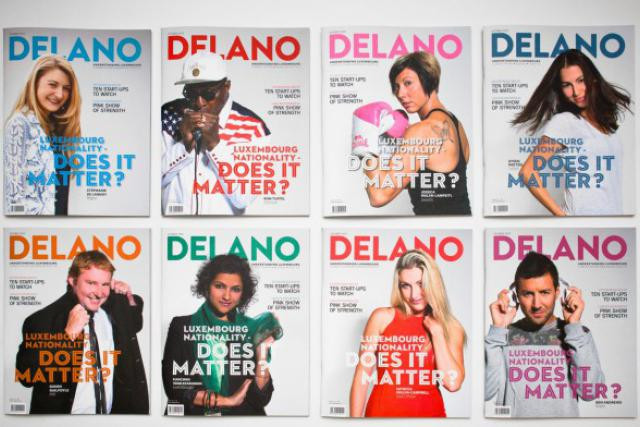 L’édition d’octobre de Delano est proposée avec huit covers différentes.  (Photo : Maison Moderne Studio)