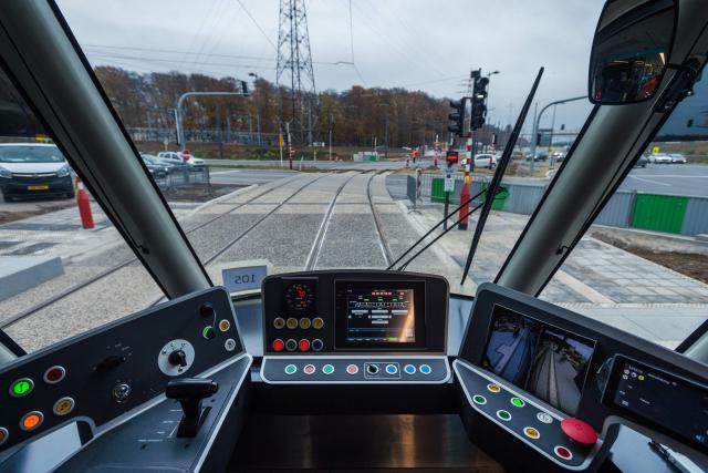 La fin des travaux de prolongement du tram est prévue à ce stade pour 2021. (Photo: Mike Zenari)