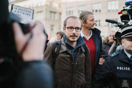 Antoine Deltour n’était pas lanceur d’alerte au moment du vol des fichiers selon l’avocat général. (Photo: Marion Dessard)