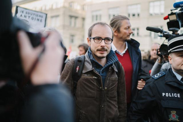 Antoine Deltour n’était pas lanceur d’alerte au moment du vol des fichiers selon l’avocat général. (Photo: Marion Dessard)