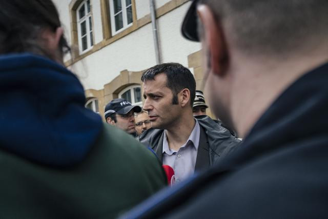 Édouard Perrin ne s'est encore pas exprimé devant la presse, gardant le silence qui le caractérise depuis sa mise en examen en avril 2015. (Photo: Sven Becker)