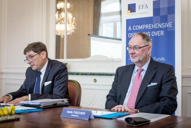Tom Seale (CEO) et Rafik Fischer (président du conseil d’administration) misent sur le développement à l’international d’EFA. (Photo: Maison Moderne)