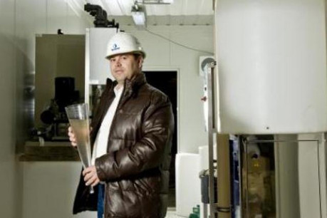 L’ingénieux système de décantation ExSep (Extreme Separator) a été mis au point par l’Allemand Achim Kopmeier. (Photo: Julien Becker/archives)