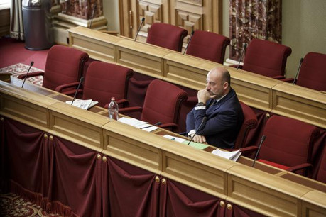 «Je suis vice-Premier ministre de ce gouvernement et j’aimerais rester vice-Premier ministre dans le prochain gouvernement», a déclaré Étienne Schneider à la presse. (Photo: Maison moderne / archives)