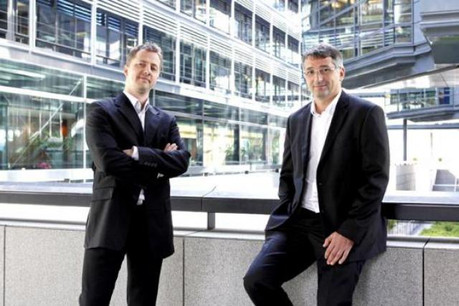 Fabrice Dewasmes et Emmanuel Valentin (NeoPixl) (Photo: Olivier Minaire)