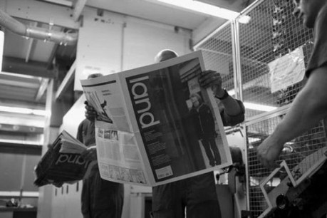 Romain Hilgert : « Nous voulons que cette singularité saute aux yeux dans les kiosques. » (Photo : d’Land)