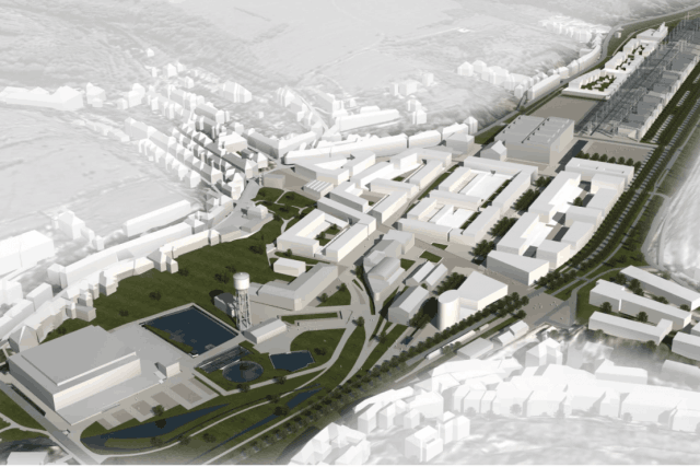 Le futur écoquartier de Neischmelz, à Dudelange, doit permettre la création d’un millier d’unités d’habitation, mais aussi de commerces et d’espaces verts, pour accueillir, à l’horizon 2030, quelque 2.300 nouveaux habitants. (Crédit: CBA)