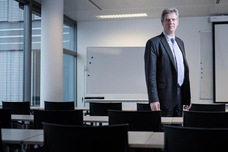 Julian Presber: «La plupart de nos étudiants restent ensuite au Luxembourg.» (Photo: Julien Becker)