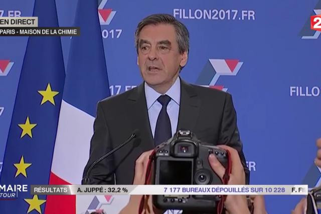 Plus que dans son camp, François Fillon devra désormais rassembler et gérer une campagne qui s’annonce longue pour remporter la présidentielle. (Photo : capture d’écran France 2)