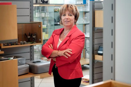 Exigeante. Monique Gammaitoni
s'impose un niveau élevé de qualité
au travail et en attend de même
des collaborateurs de l'entreprise. (Photo: Jessica Theis)