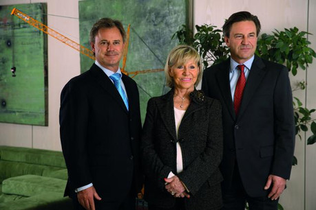 Jeanny Giorgetti entourée de ses fils, Marc et Paul Giorgetti. (Photo: Félix Giorgetti)