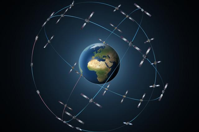 Pour établir votre position, le système de navigation cherche à acquérir le signal de trois satellites. (Illustration: ESA-Pierre Carril)