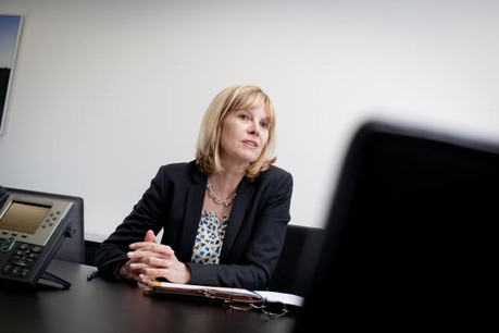 Yvette Hamilus, liquidatrice de Landsbanki, règle ses comptes avec le juge français et avec les magistrats de la Cour d'appel. (photo: Jessica Theis / archives)