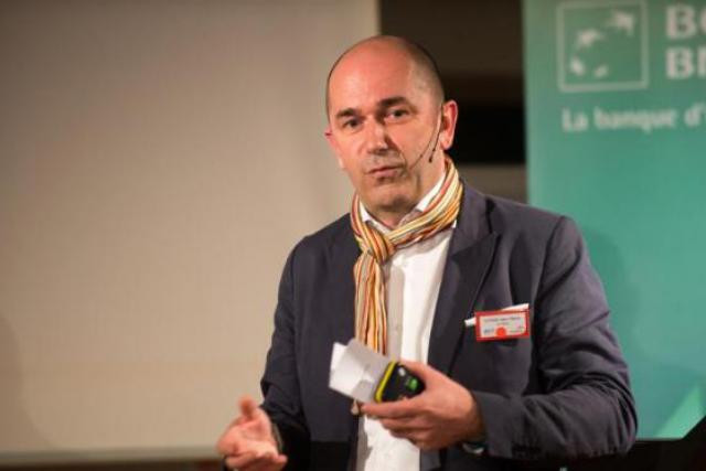 Jean-Pierre Lutgen (Ice-Watch) était revenu sur l’expansion de sa marque lors de la cérémonie du Cyel Award, le 6 juin. (Photo : Charles Caratini/archives)