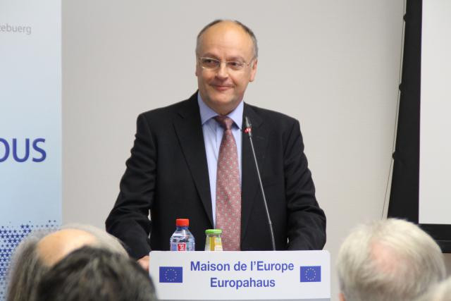 Euro-optimiste, Gaston Stronck a levé le voile sur les grandes lignes de la 12e présidence du Conseil à venir. (Photo: Maison de l'Europe)