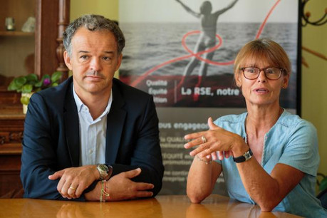 Michel Reckinger et Marianne Donven plaident pour un assouplissement des procédures d’embauche des réfugiés. (Photo: Matic Zorman)