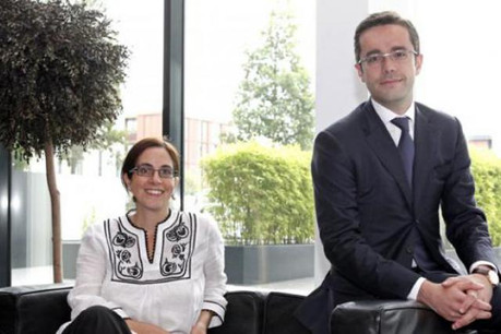 Pierre-Jean Estagerie, ici avec Annie Elfassi (Loyens & Loeff) (Photo: Olivier Minaire)