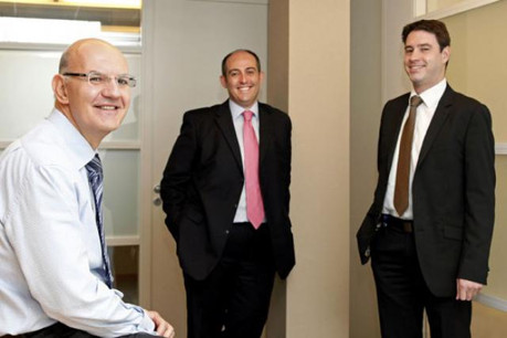 Damiano Nesi, Martinho Silva Santos et Jean Trimbour (Kurt Salmon) (Photo : Olivier Minaire)