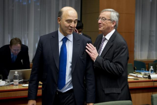 Pierre Moscovici peut compter sur le soutien de Jean-Claude Juncker. (Photo: Conseil européen)