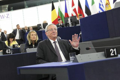 Au Parlement européen mardi, Juncker n’a pas livré trop de détails sur ses objectifs en matière de fiscalité. (Photo: Parlement européen)
