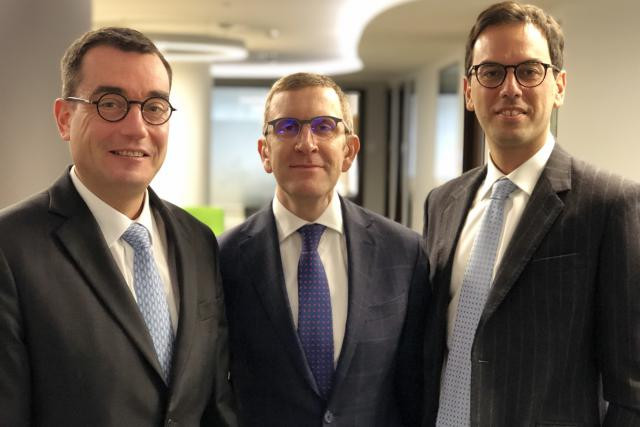 Jean-François Jacquet, Stefan Van Geyt et Ilario Attasi ont commenté leurs prévisions 2019. (Photo: KBL epb)