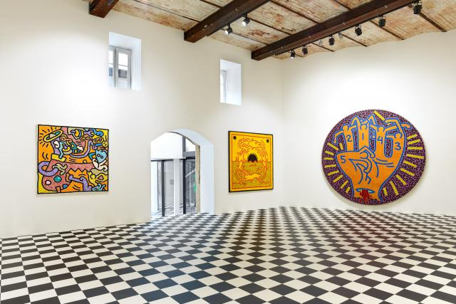 La galerie Zidoun-Bossuyt présente une exposition de Keith Haring. (Photo: Rémi Villaggi)