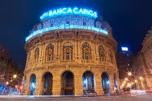La banque génoise Carige sera sous contrôle de trois administrateurs provisoires nommés par la BCE. (Photo: Shutterstock)