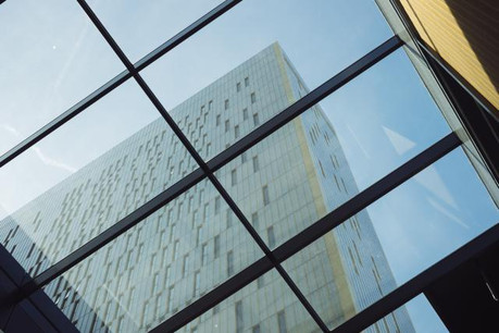 Les visiteurs pourront monter au 24e étage de la tour A donnant accès à un panorama exceptionnel depuis le point le plus haut du Kirchberg. (Photo: Sébastien Goossens / archives)
