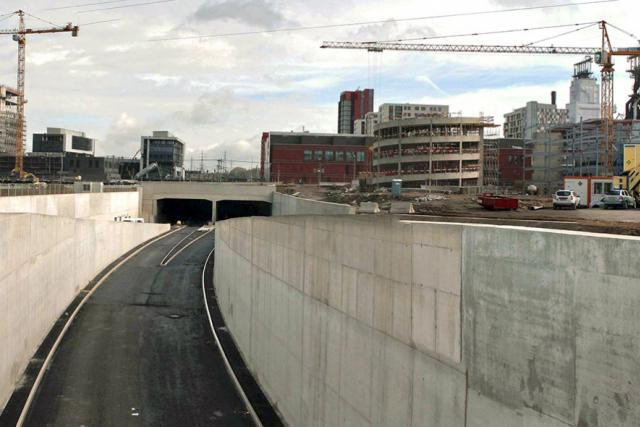 Le projet, côté luxembourgeois, comprend la construction d'un tunnel de 735 mètres de long passant sous les friches et les voies ferrées existantes. (Photo: Agora)