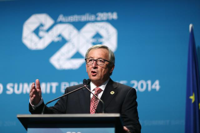 Jean-Claude Juncker s'était déjà positionné en faveur d'une large concertation sur les matières fiscales au sommet du G20 en Australie. Une nécessité pour se sauver politiquement. (Photo: Commission Européenne)