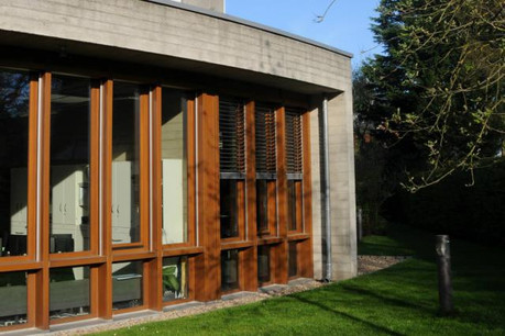 La SNHBM a investi le rez-de-chaussée et le premier étage de cet immeuble de Kalchesbruck. (Photos: SNHBM)